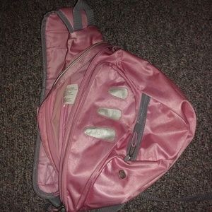 Pink backpack
